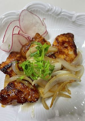 鶏胸肉の簡単焼き煮-レシピのメイン写真
