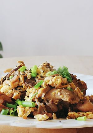 ワンパンで鶏肉とふんわり玉子☆夕食メイン-レシピのメイン写真