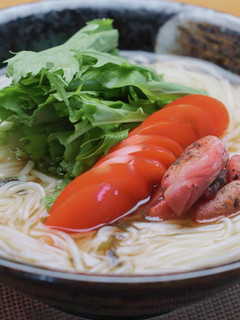 福井梅のにゅうめん-レシピのメイン写真