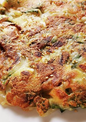 ダイエット大葉香る豆腐を使ったチヂミ-レシピのメイン写真