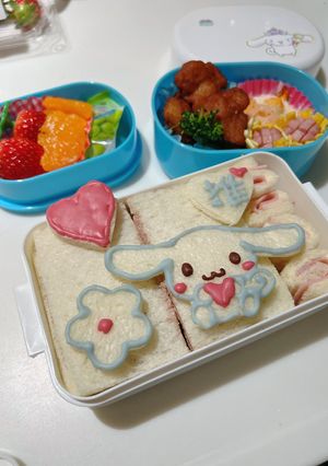 シナモロール　サンドイッチ弁当-レシピのメイン写真