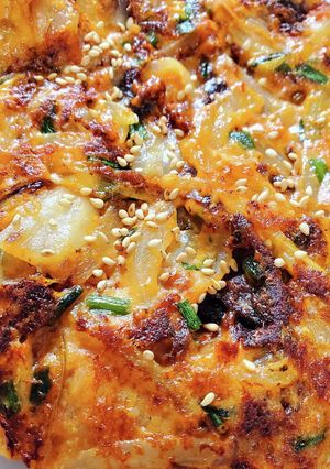 ダイエット豆腐を使ったキムチチーズチヂミ-レシピのメイン写真