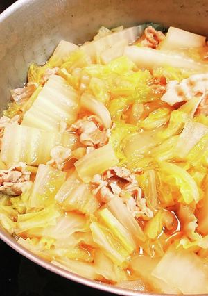 【簡単】巻かない豚バラ白菜ミルフィーユ-レシピのメイン写真