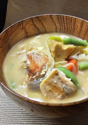 甘酒de酒粕汁-レシピのメイン写真