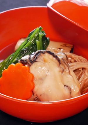 若狭岩牡蠣の越前治部煮-レシピのメイン写真