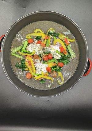 鯛かまの和風アクアパッツァ-レシピのメイン写真