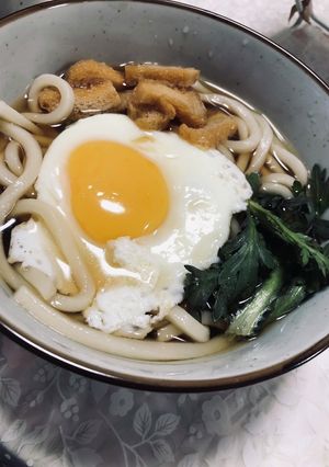 月見うどん-レシピのメイン写真