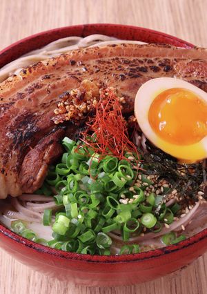 炙り角煮のコク旨まぜそば-レシピのメイン写真
