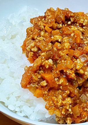 豚ひき肉で作るキーマカレー-レシピのメイン写真