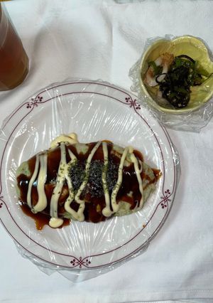 お好み焼きとピーマンの塩昆布和え-レシピのメイン写真