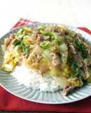 生姜がきく！白菜と豚肉のシンプル中華丼