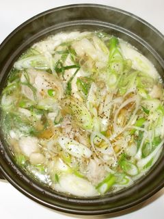 鶏もも肉長ネギスープ♪冷え性に簡単薬膳-レシピのメイン写真