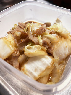 お弁当◎副菜◎白菜と豚肉の甘味噌炒め-レシピのメイン写真