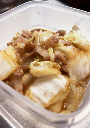 お弁当◎副菜◎白菜と豚肉の甘味噌炒め-レシピのメイン写真