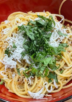 しらすと大葉の旨辛出汁パスタ-レシピのメイン写真