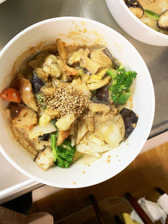 肉無チクワ味噌クリーム味茄子椎茸野菜炒め-レシピのメイン写真