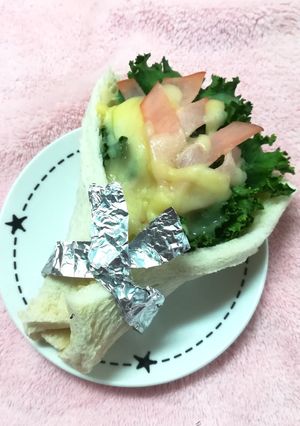 お子様も喜ぶ！ダイエット花束トースト-レシピのメイン写真