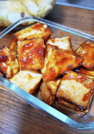 簡単★ワンパン★厚揚げの甘辛だれ-レシピのメイン写真