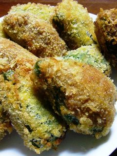 ジューシーなピーマンの肉詰めフライ-レシピのメイン写真