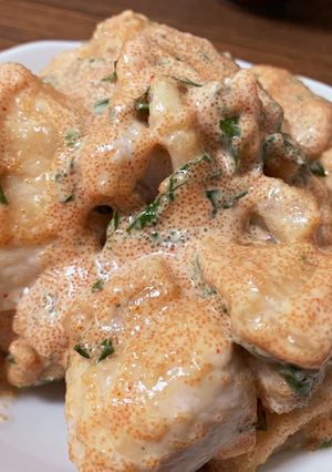 鶏胸肉の明太マヨ大葉和え♪-レシピのメイン写真