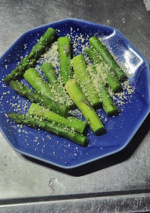 【超簡単】某ファミレスのアスパラ温野菜-レシピのメイン写真