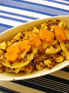 豆腐そぼろ金平蓮根-レシピのメイン写真