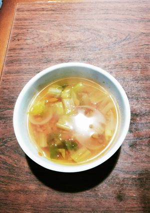 根菜とロメインレタスの減塩醤油スープ-レシピのメイン写真