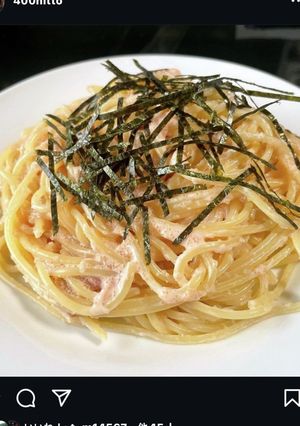 タラコクリームパスタ-レシピのメイン写真
