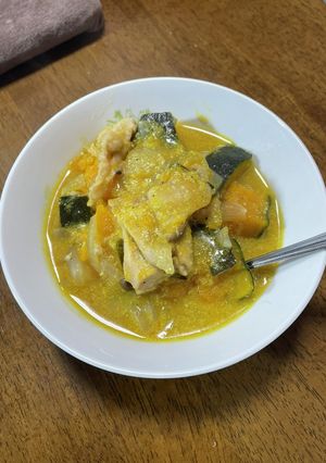 チキンとかぼちゃのグツグツスープ-レシピのメイン写真
