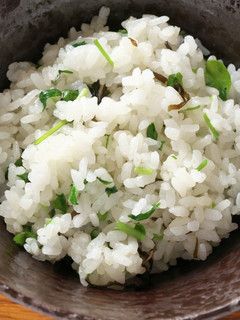 クレソンの塩昆布ご飯-レシピのメイン写真