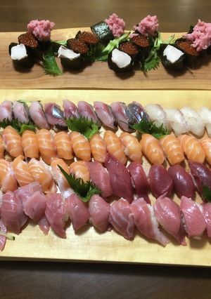 市場鮮魚にぎり寿司-レシピのメイン写真