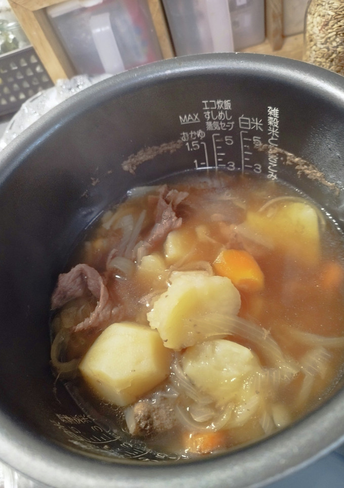 炊飯器で簡単　肉じゃが-レシピのメイン写真