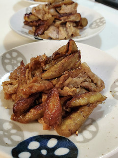 煎り牛蒡と豚肉のウスターソース炒め-レシピのメイン写真
