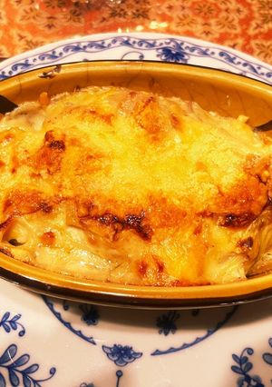 時短簡単　春キャベツと鶏もも肉のグラタン-レシピのメイン写真