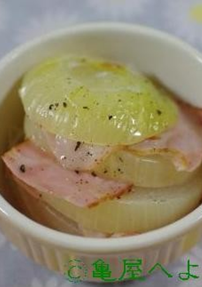 新玉ねぎ丸ごと！簡単レンジ蒸し♪-レシピのメイン写真