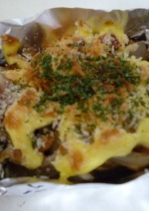 お弁当に♪玉ねぎとベーコンのパン粉焼き-レシピのメイン写真