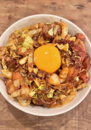 手作りベーコン丼-レシピのメイン写真