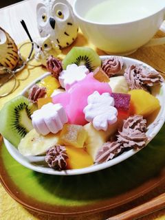 桜ういろうアラモード-レシピのメイン写真