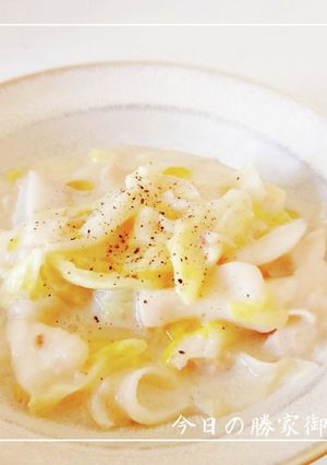 白菜大量消費☆たらと白菜のクリーム煮-レシピのメイン写真