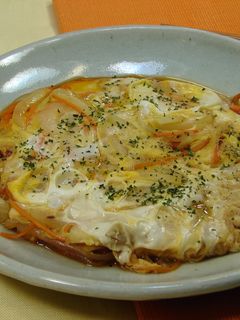 玉ねぎとにんじんの卵とじ-レシピのメイン写真