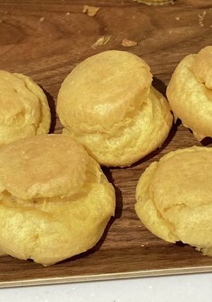 シリコンカップでヘルシーシュークリーム-レシピのメイン写真