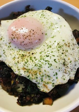 超略●そぼろで☆なんちゃってロコモコ丼-レシピのメイン写真