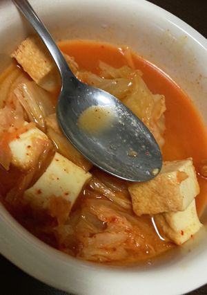 厚揚げのキムチスープ-レシピのメイン写真
