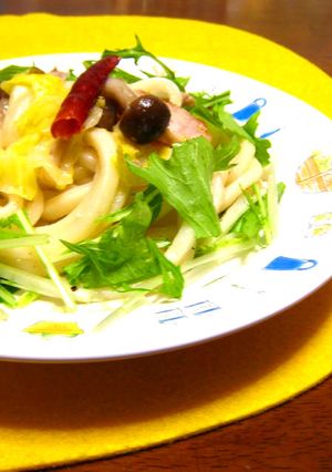 ぺペロンチーノ風焼うどん✿-レシピのメイン写真