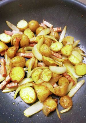カレー風味☆ジャーマンポテト☆-レシピのメイン写真