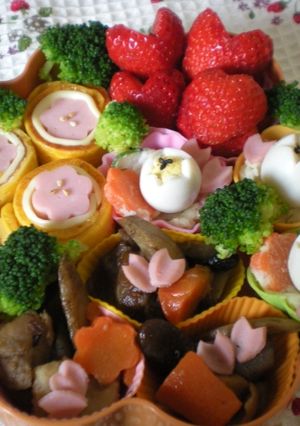 ポテトサラダのお花-レシピのメイン写真