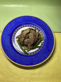 牛肉とアスパラガスと水菜炒め 60-レシピのメイン写真