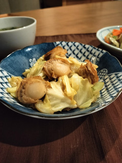 春キャベツと帆立の醤油麹炒め-レシピのメイン写真