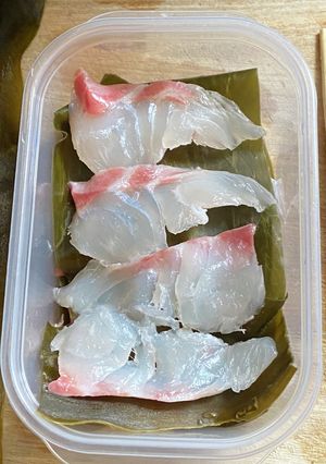 昆布締め　お刺身で！-レシピのメイン写真