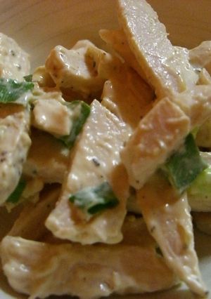 鶏ハムの山葵マヨ和え-レシピのメイン写真